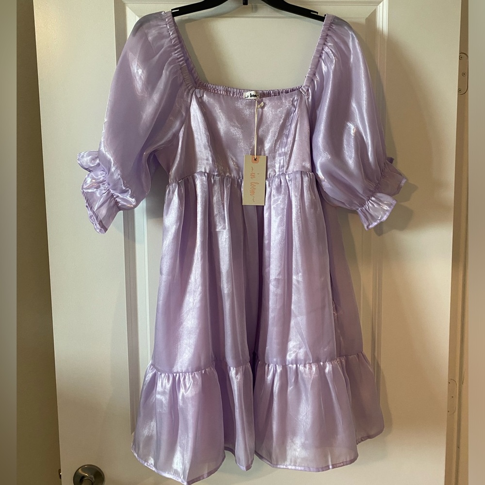 In Loom Babydoll Dress | Lilac | Large